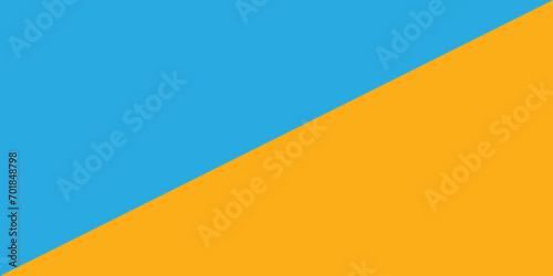 Free Download Blue and orange background divided by diagonal. Vector illustration Background into two colors. - GFXLoad