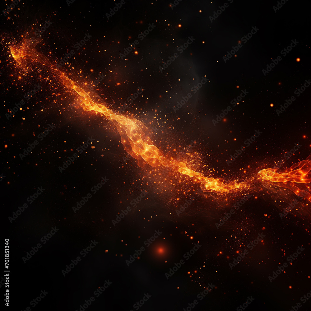 fire flame element vector in black background fire flame element vector in black background