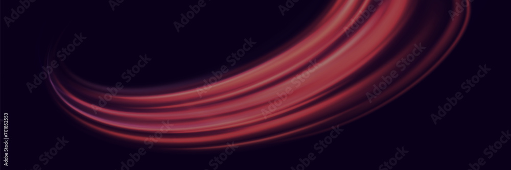 The effect of high-speed light trails. Futuristic dynamic motion technology. Neon glowing lines. The effect of high-speed light trails. Futuristic dynamic motion technology. Neon glowing lines.