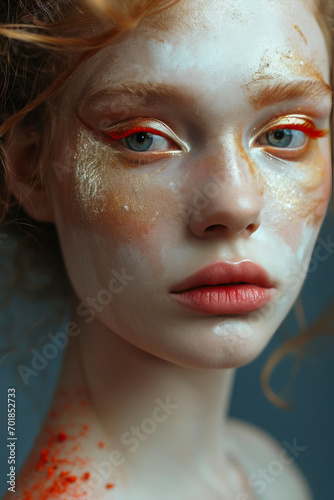 Artistic Beauty Shots: Face Makeup Artistry