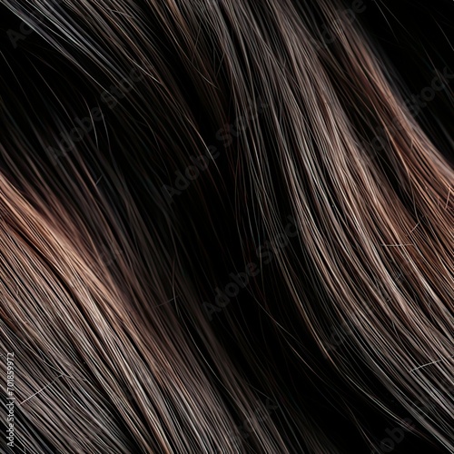 Seamless Smooth woman hair close-up texture background