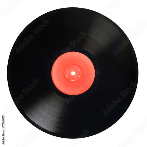 Old vinyl record, png