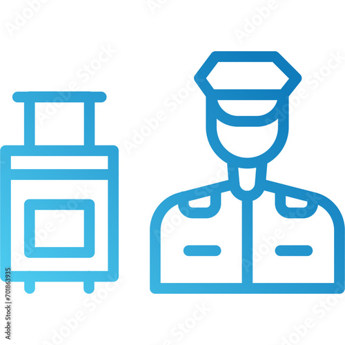 Security Personnel vector design .svg
