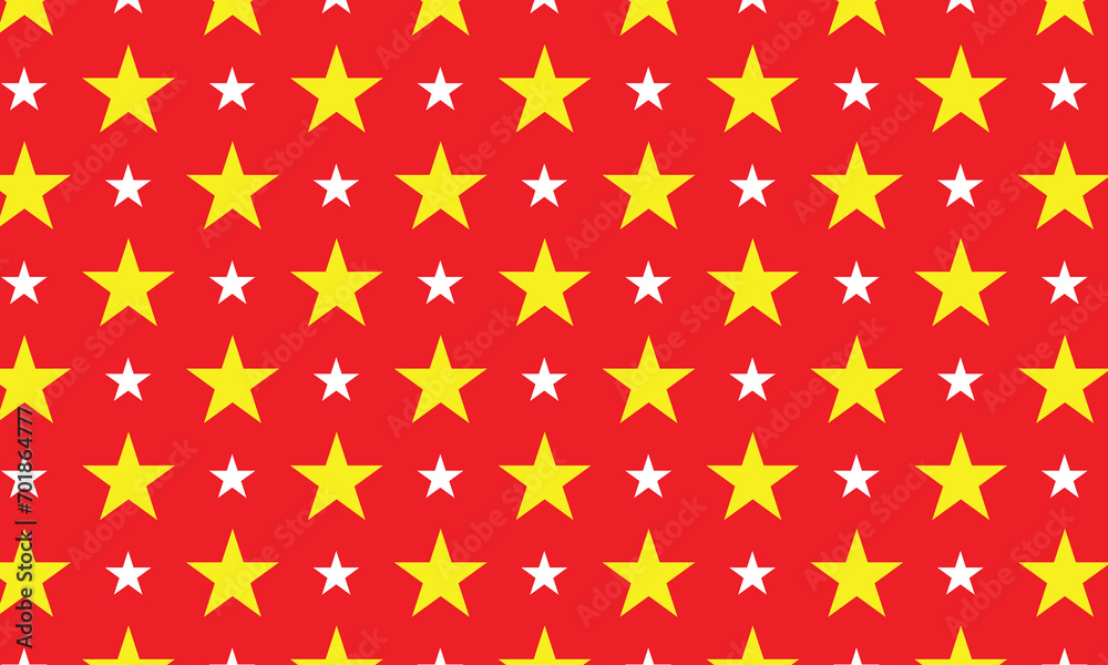 abstract white yellow star symbol pattern on red. abstract white yellow star symbol pattern on red.