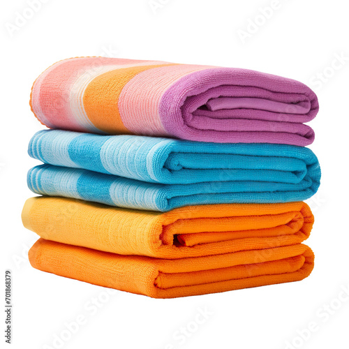 pile of colorful towels