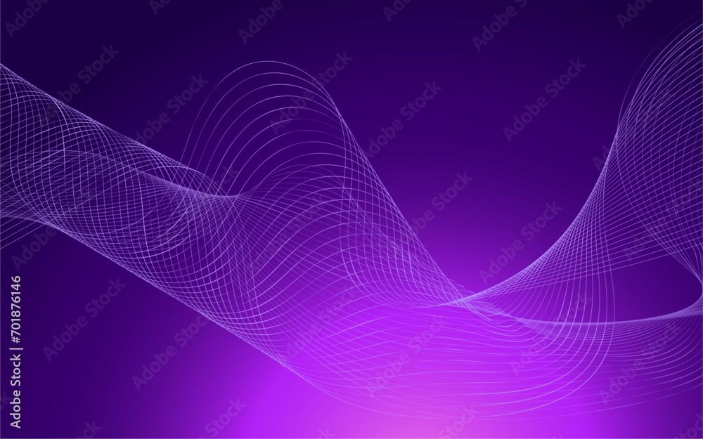 Abstract dark blue purple gradient background with diagonal geometric shape and line. - obrazy, fototapety, plakaty 