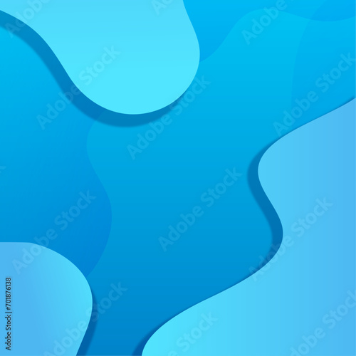 Abstract blue liquid background