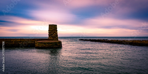 Entrance, fishing harbour, Danure,  South Ayrshire, Scotland, UK photo