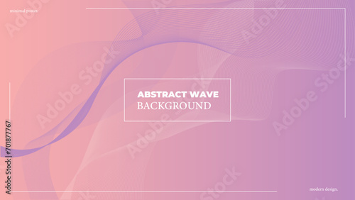 Pink Color Abstract Background with Waves. Background can be used as a wallpaper, banner or poster , typography illustration, landing page .