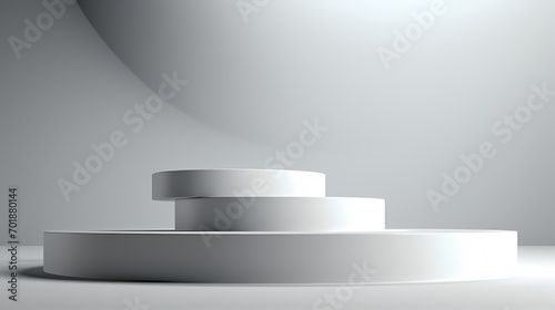 3D rendering minimalist background product booth, podium, stage, product commercial photography background, cosmetics booth