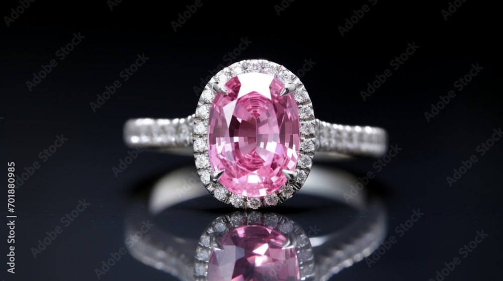 A stunning Poudretteite gemstone in a high-resolution 8K image, showcasing its vibrant pinkish-purple hue, intricate facets, and mesmerizing brilliance A stunning Poudretteite gemstone in a high-resolution 8K image, showcasing its vibrant pinkish-purple hue, intricate facets, and mesmerizing brilliance