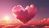 Coeur rose , pour la Saint Valentin 