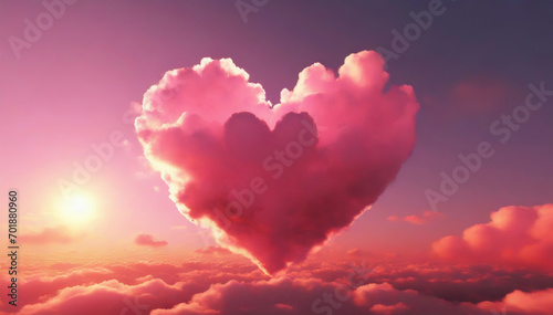 Coeur rose , pour la Saint Valentin
 photo