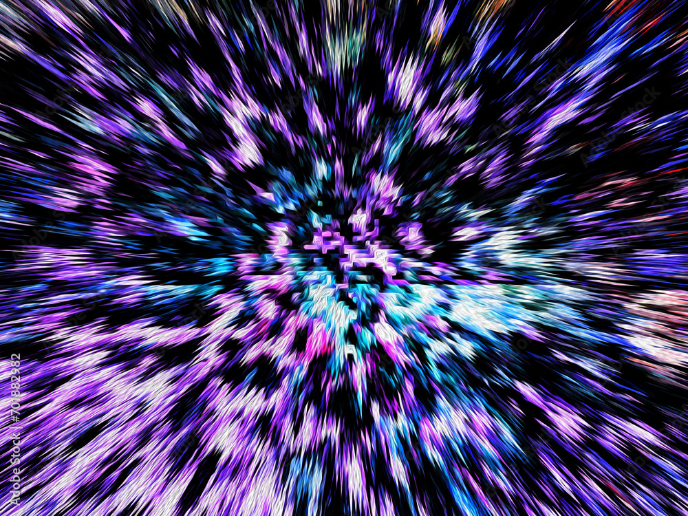 abstract colorful wavy shiny astro stary swirl silky smooth fabric design background