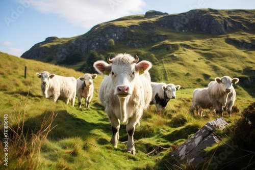 Wallpaper Mural Cattle herd on the green cliffs of southern Ireland Torontodigital.ca