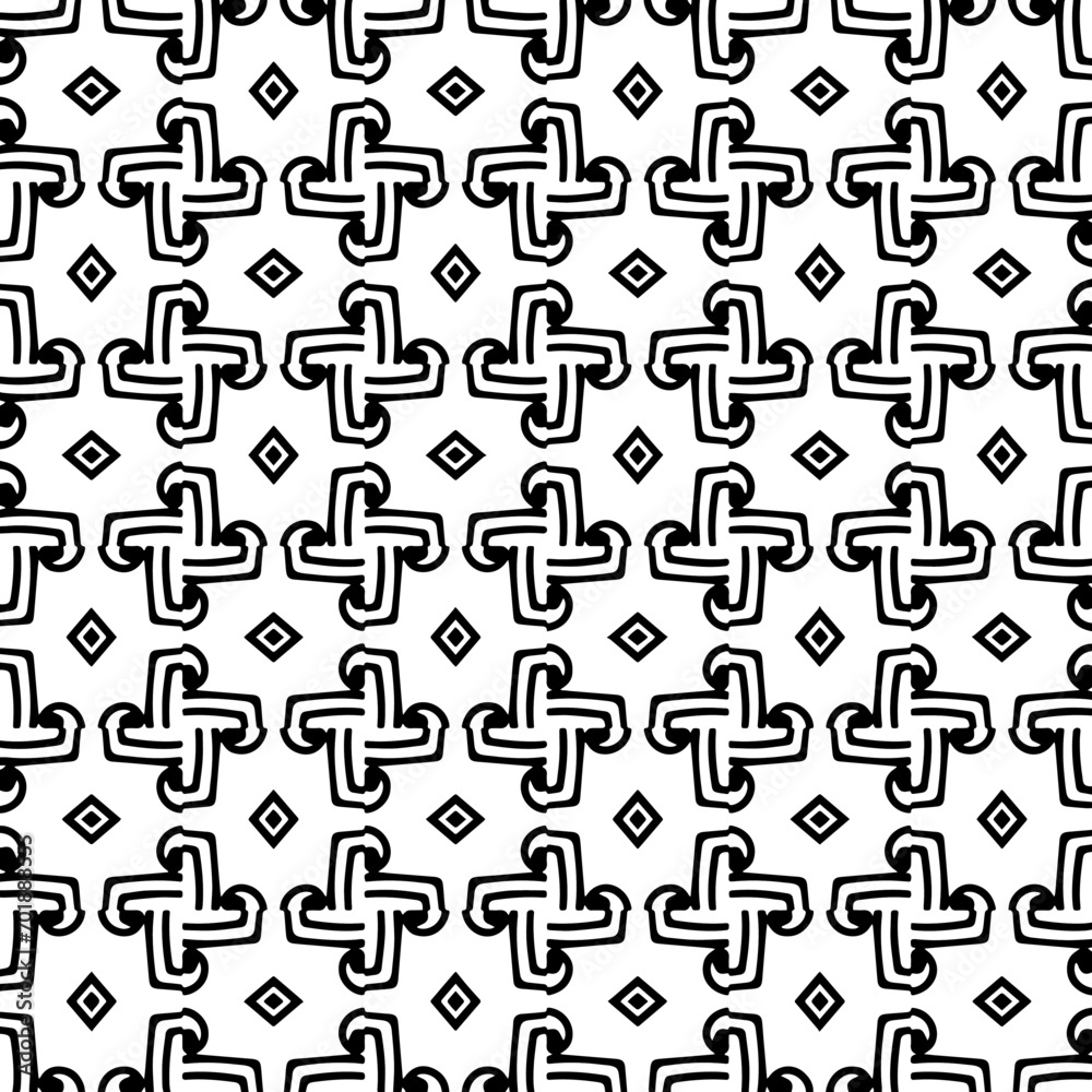 Abstract Shapes.Vector seamless black and white pattern.Design element for prints, decoration, cover, textile, digital wallpaper, web background, wrapping paper, clothing, fabric, packaging, cards.
Abstract Shapes.Vector seamless black and white pattern.Design element for prints, decoration, cover, textile, digital wallpaper, web background, wrapping paper, clothing, fabric, packaging, cards.