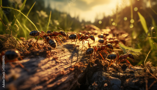 Recreation of ants © bmicrostock