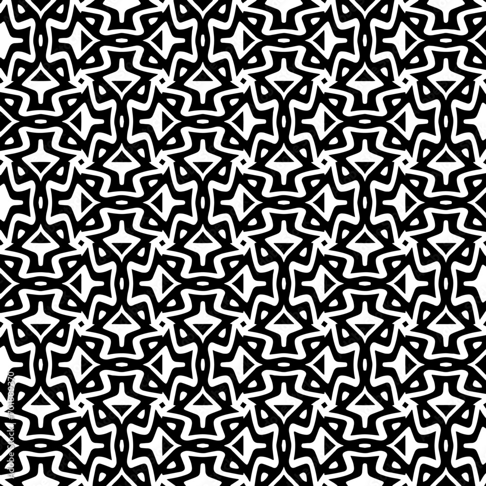 Abstract Shapes.Vector seamless black and white pattern.Design element for prints, decoration, cover, textile, digital wallpaper, web background, wrapping paper, clothing, fabric, packaging, cards. Abstract Shapes.Vector seamless black and white pattern.Design element for prints, decoration, cover, textile, digital wallpaper, web background, wrapping paper, clothing, fabric, packaging, cards.