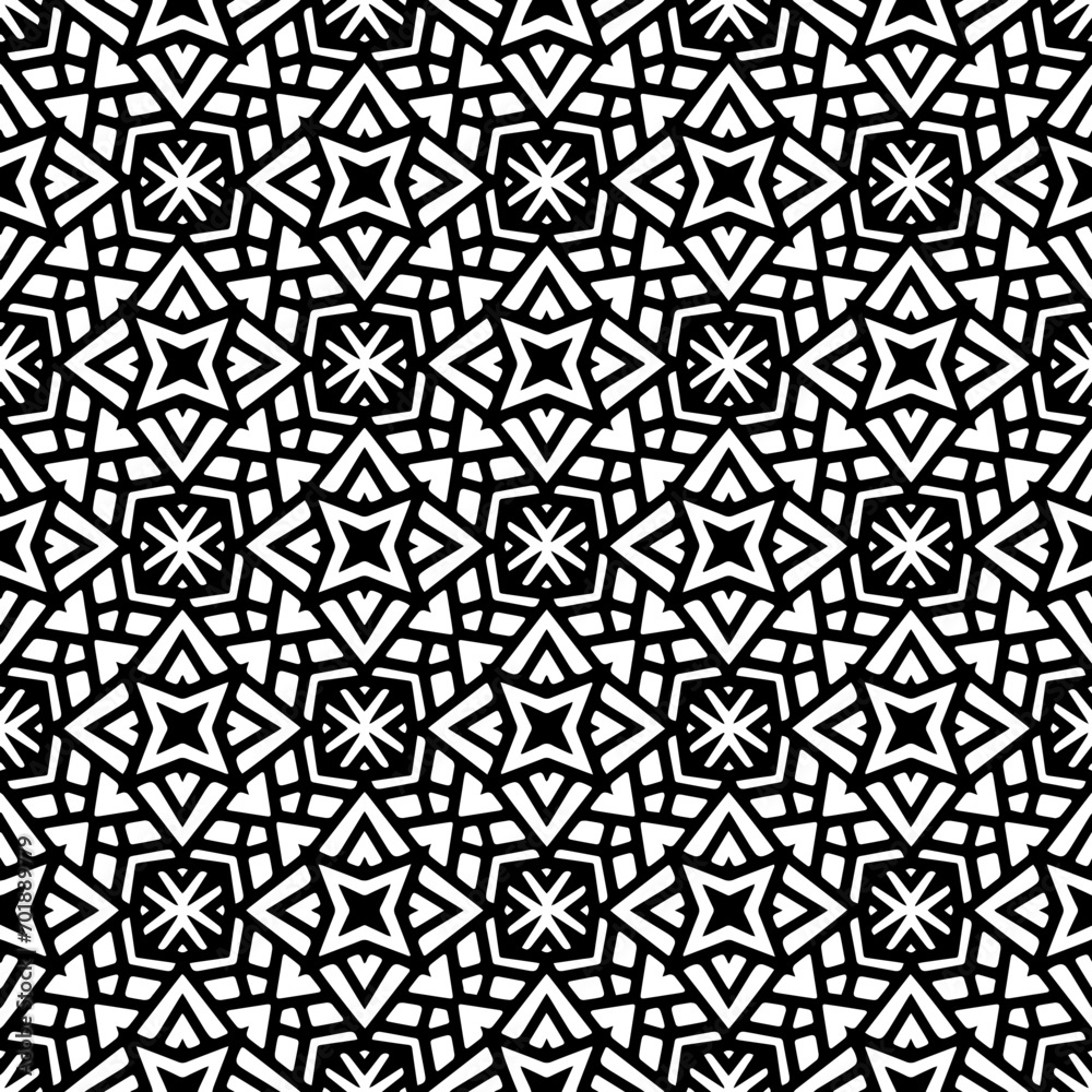 Abstract Shapes.Vector seamless black and white pattern.Design element for prints, decoration, cover, textile, digital wallpaper, web background, wrapping paper, clothing, fabric, packaging, cards. Abstract Shapes.Vector seamless black and white pattern.Design element for prints, decoration, cover, textile, digital wallpaper, web background, wrapping paper, clothing, fabric, packaging, cards.