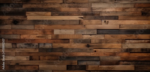 A 3D wall texture with a rustic, reclaimed wood plank design