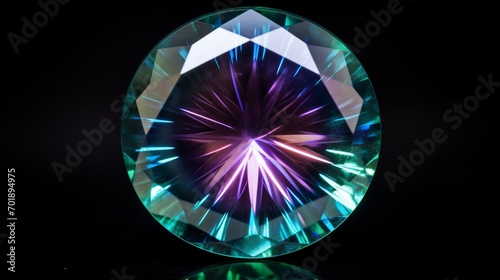 An 8K resolution image of an Alexandrite Cat's Eye in natural daylight, highlighting the gem's remarkable color shift