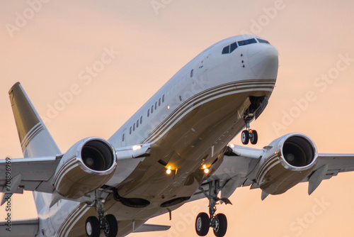 4K Ultra HD Image of Commercial Airplane Taking Off