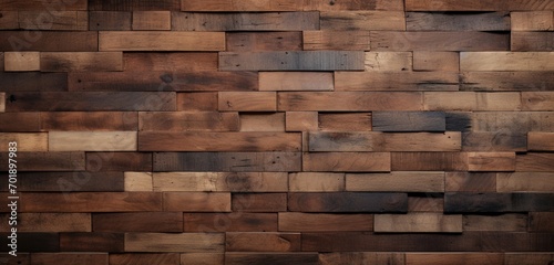 A 3D wall texture with a rustic, reclaimed wood plank design