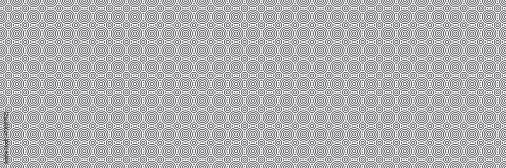 Chinese seamless pattern in oriental curvy geometric traditional style