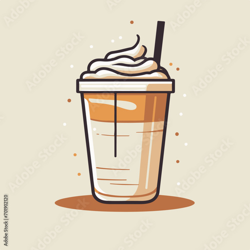 Simple illustration of a frappe