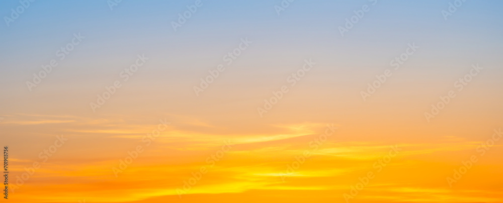 Sunset sky with sunset clouds and watercolor sky Sunset sky with sunset clouds and watercolor sky