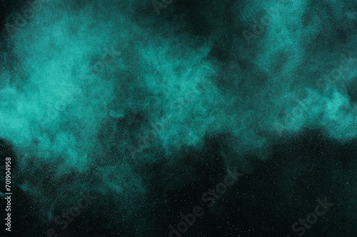 Smoke dark cloud. sky texture. Green fog backdrop. Storm clouds. Light pattern 