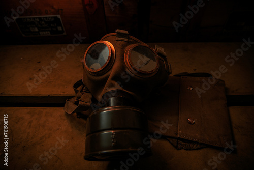 Gasmaske aus dem kalten Krieg 
