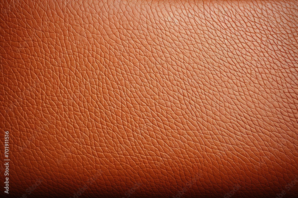 Fototapeta premium abstract brown orange genuine leather texture, grunge background