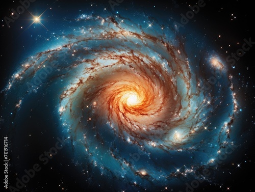 Galaxy, space, science fiction wallpaper.