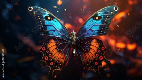 Draw a picture of a butterfly for me beautiful image Ai generated art