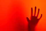 Ghost scary hand silhouette haunted