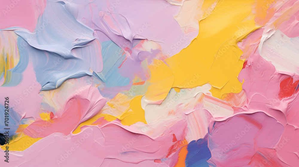 pastel colors paint on canvas