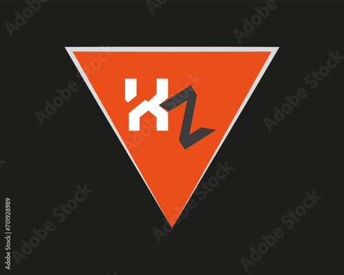 BEST UNCOMMON creative initial latter xz logo design with modern business vector template creative isolated monogram logo design IN 2024