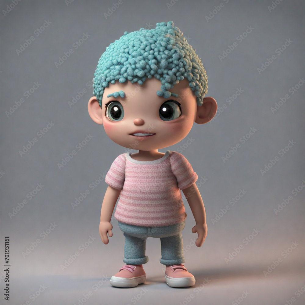 Illustration 3d cute toy baby Illustration 3d cute toy baby