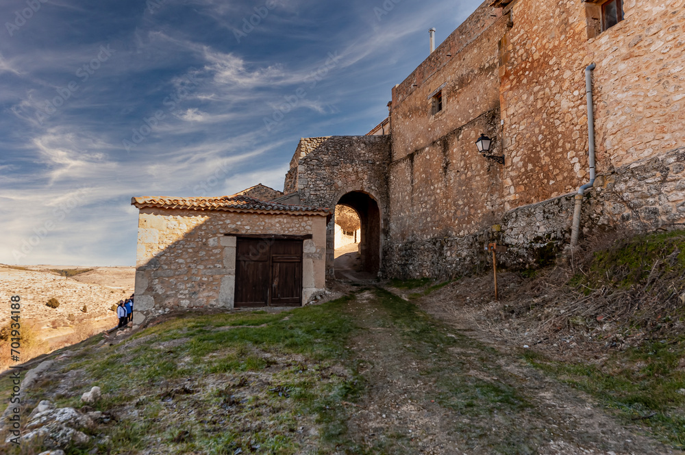 Gate of the Maderuelo neighborhood in Segovia.