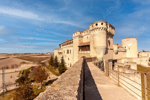 Medieval Castle of the Dukes of Alburquerque or Cuellar - Segovia. photo