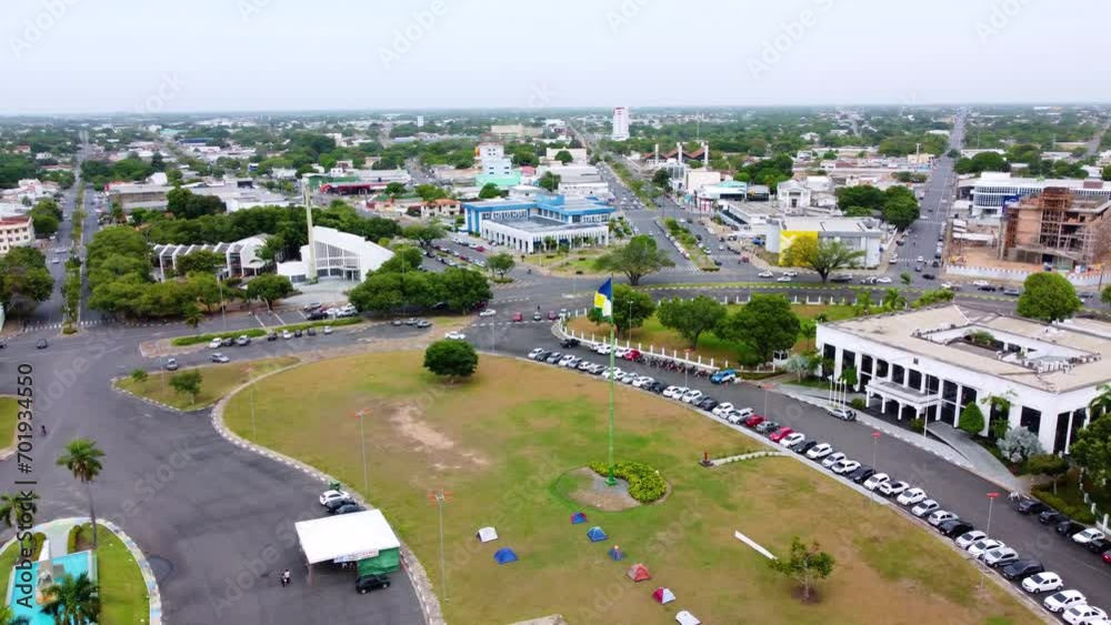 IMAGEM AÉREA DA PRAÇA DE BOA VISTA/RR
