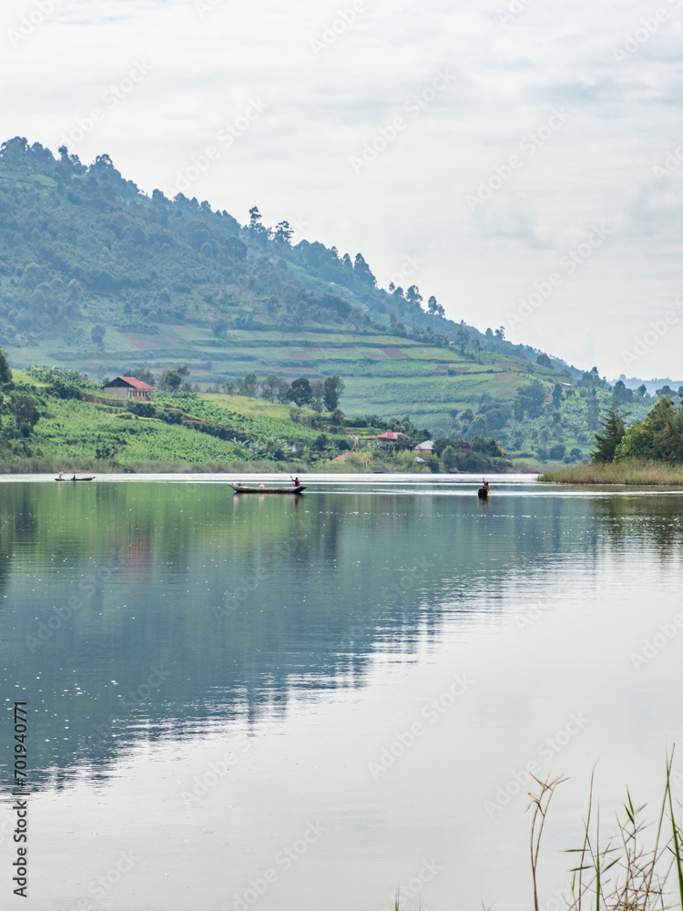 Lake Bunyonyi, Uganda, East Africa Lake Bunyonyi, Uganda, East Africa