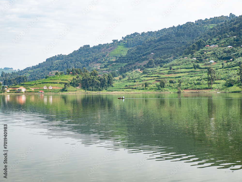 Fototapeta premium Lake Bunyonyi, Uganda, East Africa