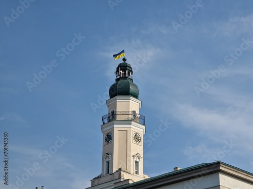 flag on the tower