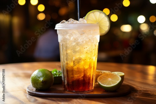 Tamarind infused soda, a sparkling and tantalizing refreshment experience
