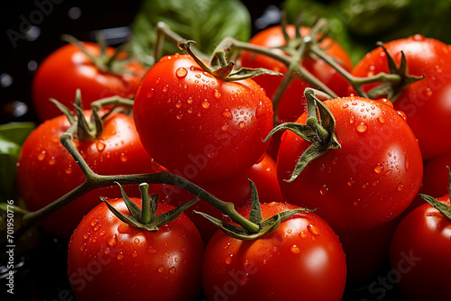 Generative AI - Fresh ripe tomatoes