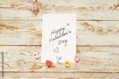 Card with text HAPPY VALENT...