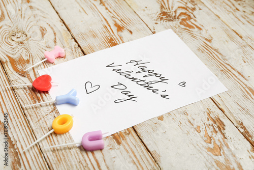Card with text HAPPY VALENT...