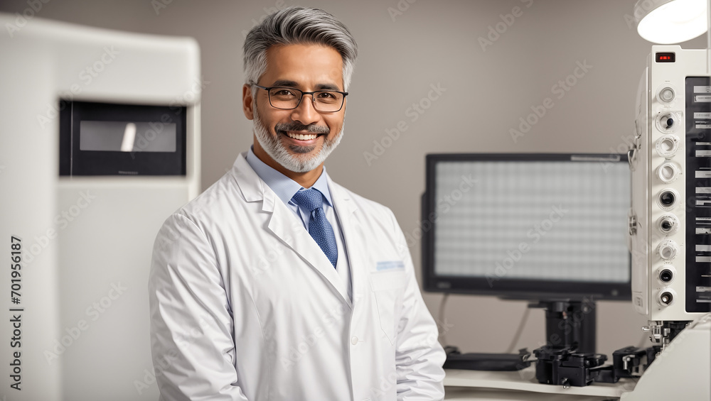 Portrait of a smiling male doctor happiness